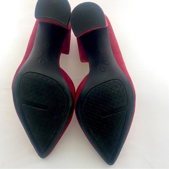 Nine West Wine Suede Women's Shoes Block Heels Size 5M NIB Business Casual - Picture 5 of 9